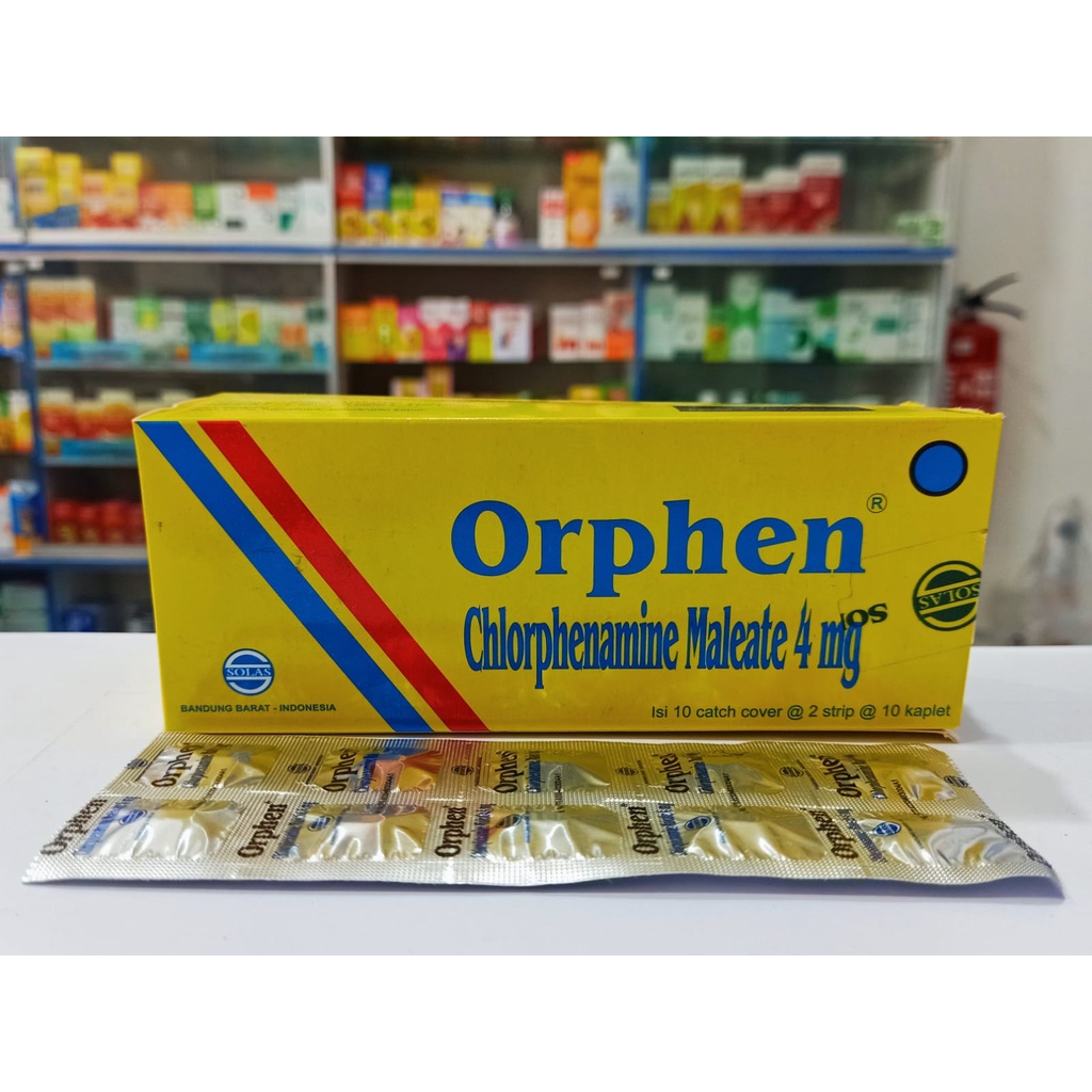 Orphen 4mg Obat Alergi Gatal-gatal Biduran