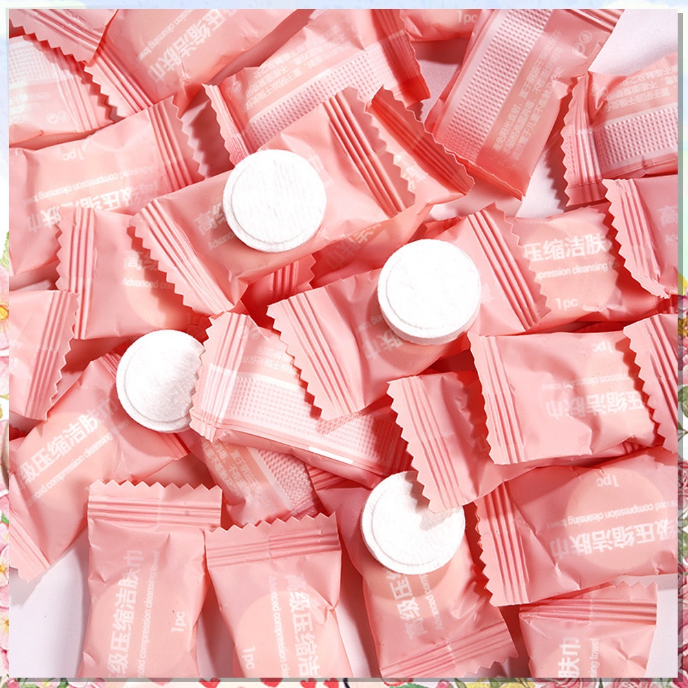 Handuk Mini Kompress Travelling Tissue Handuk Portable Sekali Pakai