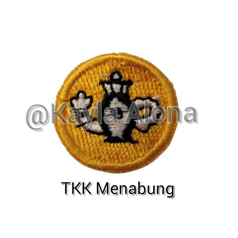 BET / BADGE TKK WAJIB PURWA PENEGAK ( 1 PAKET = ISI 10 TKK WAJIB )