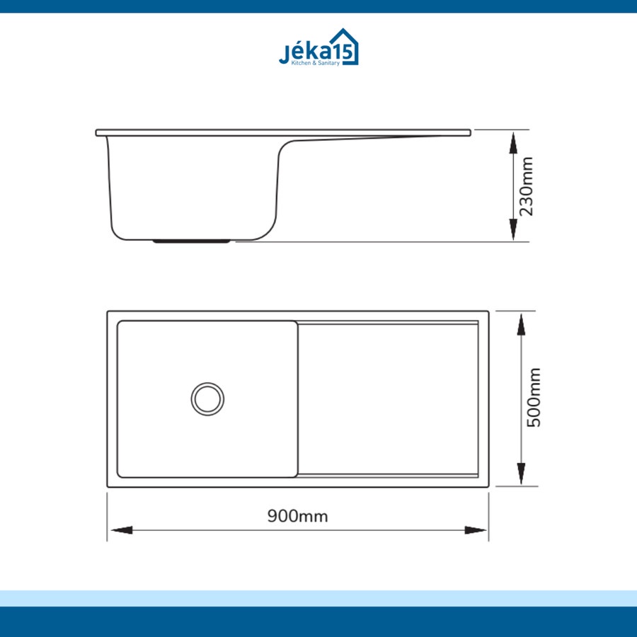 BAK CUCI PIRING | KITCHEN SINK | VALPRA VHE-9050