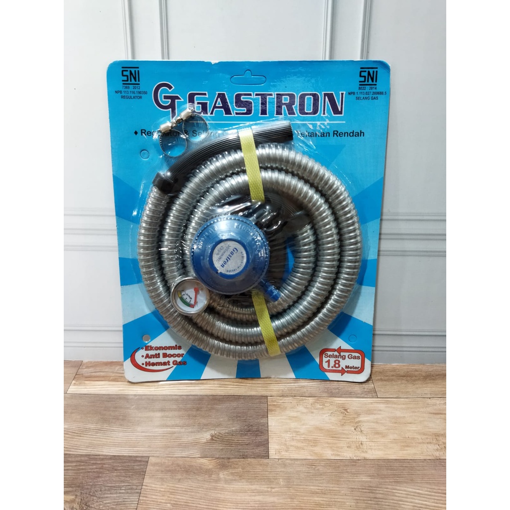 Paket Selang Gas + Regulator Gastron