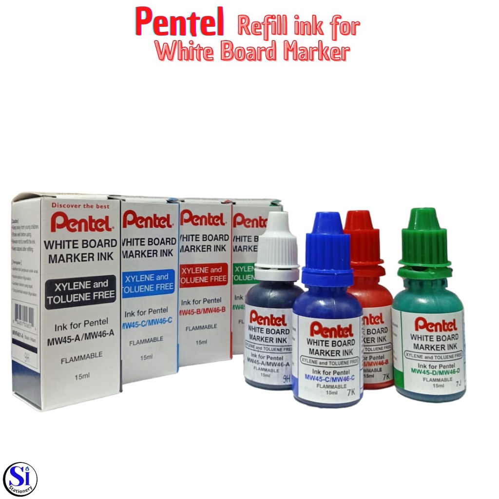 

Refill Tinta Spidol PENTEL White Board