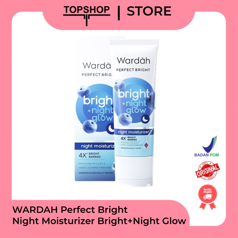 Wardah Perfect Bright Bright+ Night Glow Night Moisturizer 20ml