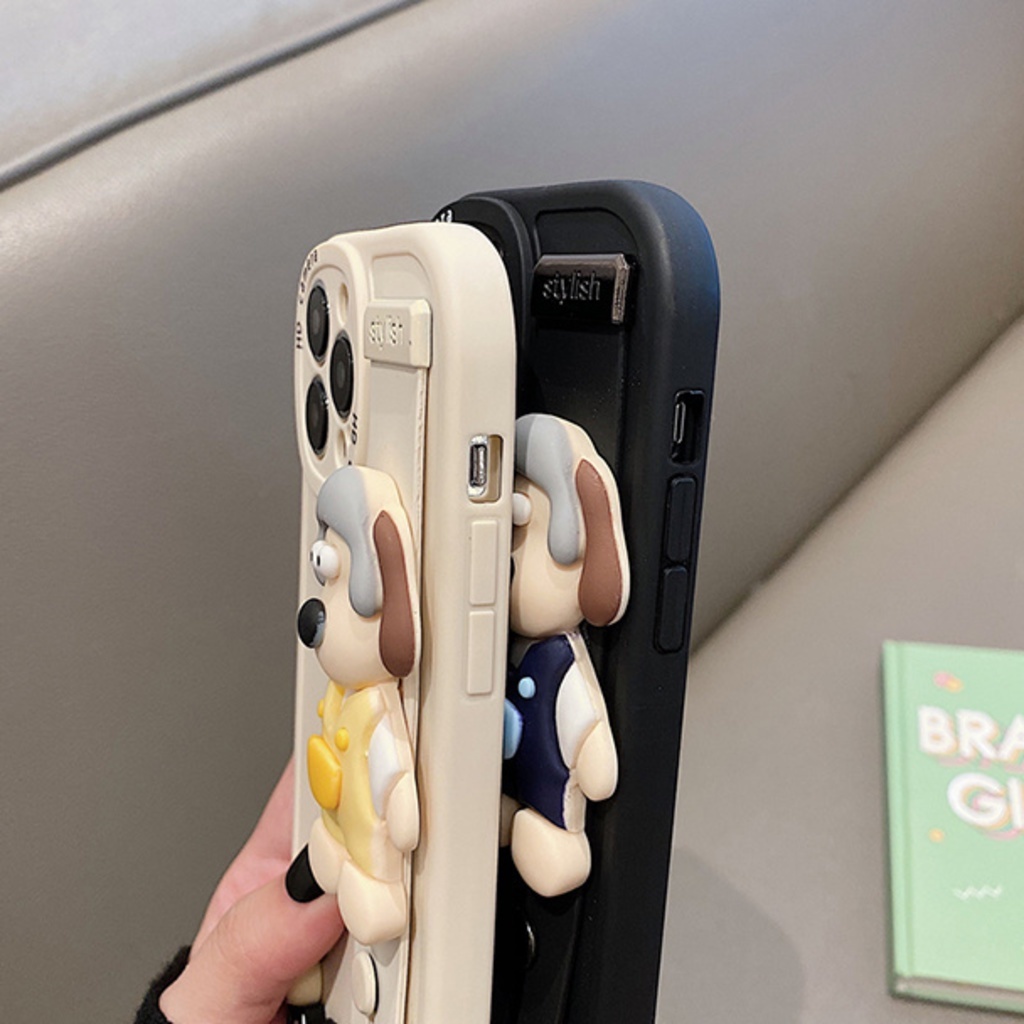 Case Desain Boneka Kartun Anjing Untuk IPhone 12 13 14 11 Pro Max X Xs Max Xr Ddrdw