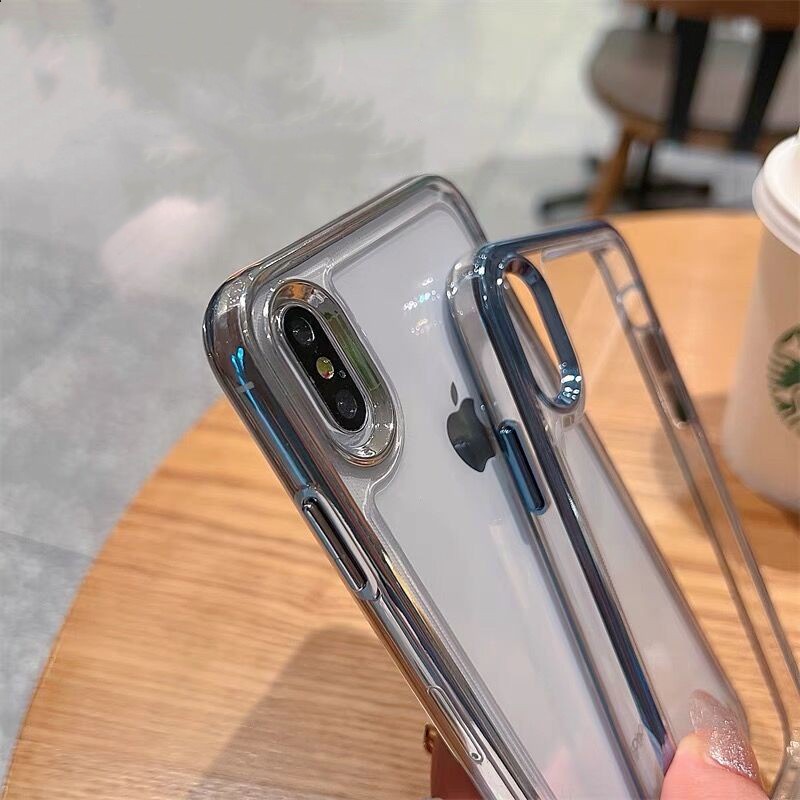 Hard Case Transparan Shockproof Cover iPhone X XR XS MAX 8 7 Plus