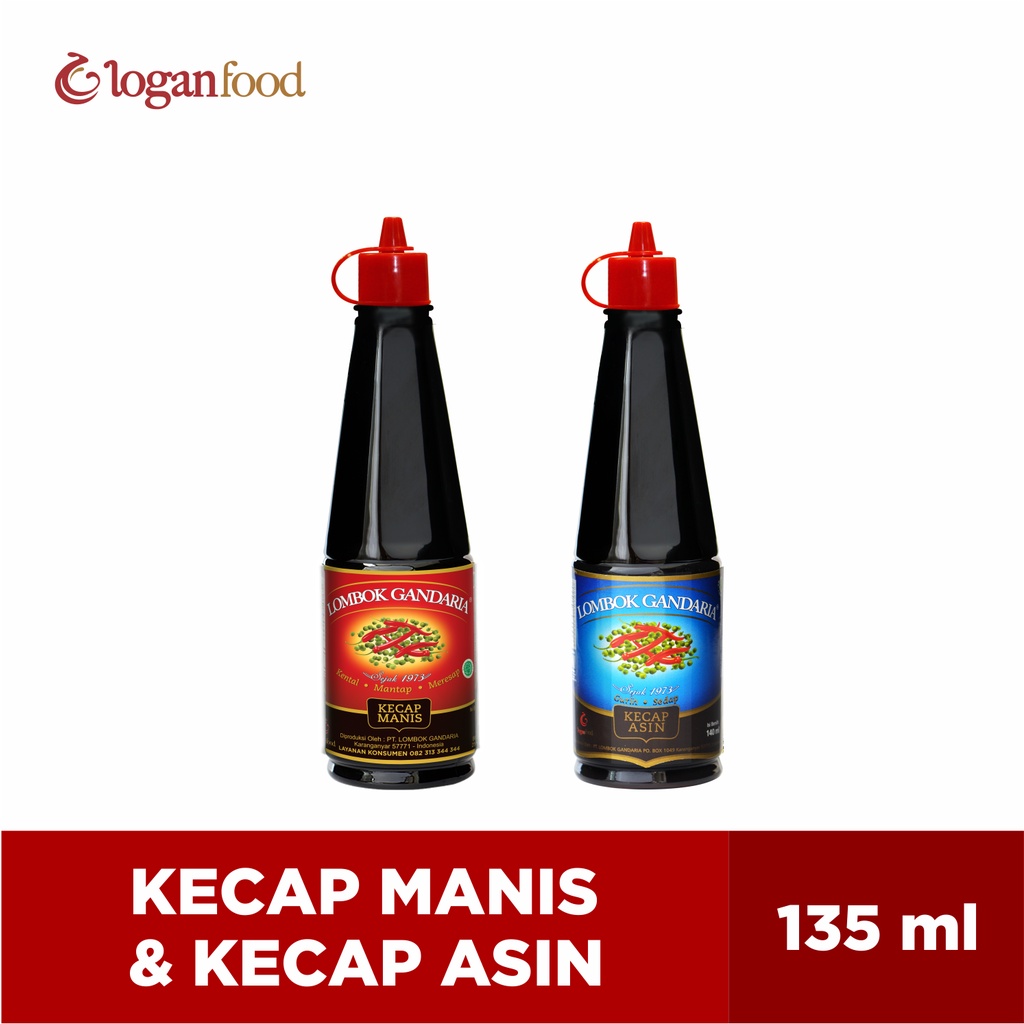 

Kecap Manis Merah 135ml & Kecap Asin 135ml