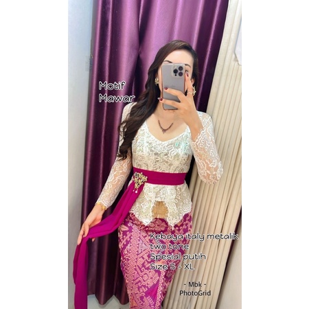 kebaya metalik