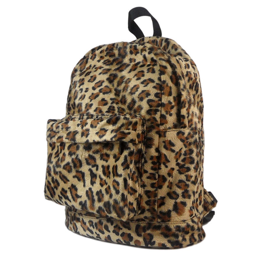 ♛₪Sera impor STALLARIE ransel mewah pendek leopard print ransel ransel kasual tas sekolah siswa pengiriman cepat