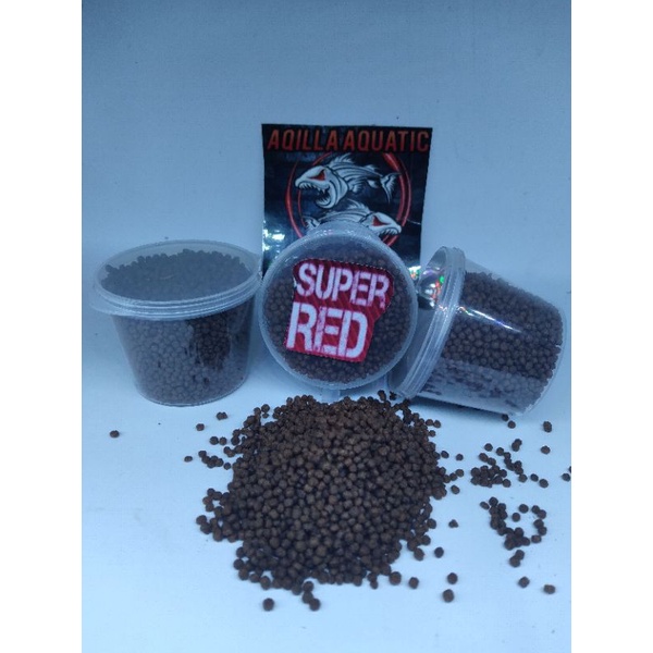 pellet super 3varian blue yellow red/pelet ikan super blue red yellow/pelet ikan hias/pelet chan na