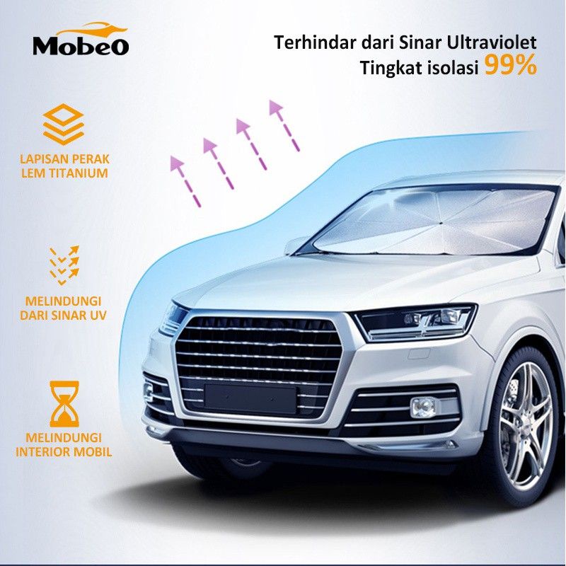 Sun Shield Payung Mobil Pelindung Panas Matahari Dashboard Kaca Mobil Model Payung