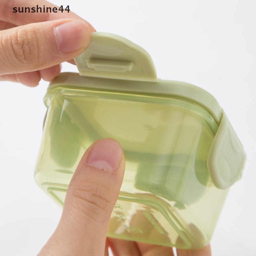 Sunshine Kotak Penyimpanan Makanan / Snack Mini Portable Bahan PP Kapasitas 150ML