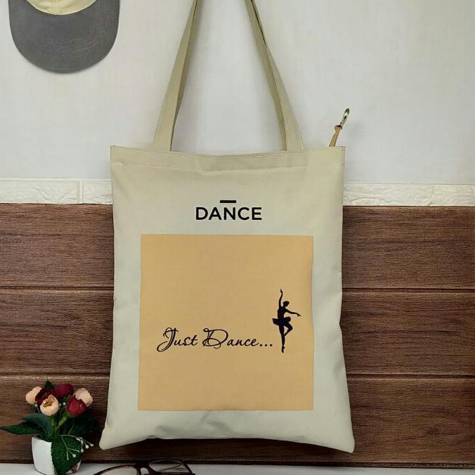 [264] TOTEBAG KANVAS ANAK WANITA /TOTE BAG CUSTOM UNTUK SEMINAR ULANG TAHUN BISA custom SABLON UKURA