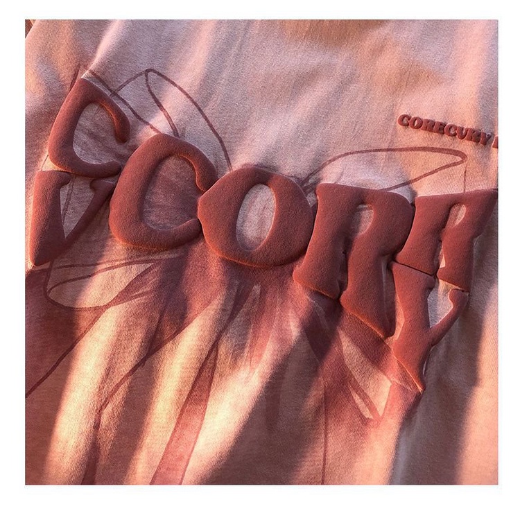 #Sisjuly# Musim panas wanita musim panas baru mid-length kupu-kupu lengan pendek T-shirt wanita atas