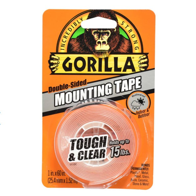 

Double Tape Gorilla Double Tape Tough & Clear 1 Inch