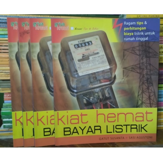 Buku KIAT HEMAT BAYAR LISTRIK, hemat listrik