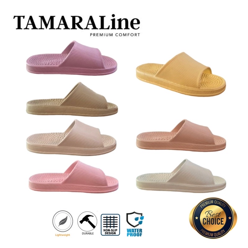 Sandal Karet Selop Wanita Unisex Rematik Premium Murah Promo TamaraLine 222 W