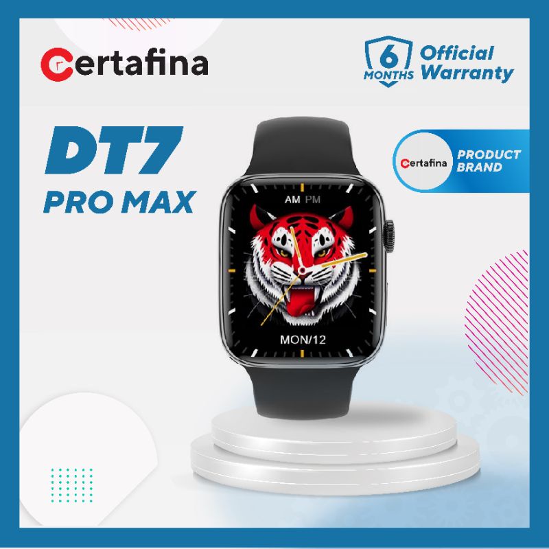 New DTNO1.7 DT7 PRO MAX Smart Watch Bluetooth Call 1.95 Inch HD Infinite Screen Heart Rate Monitor