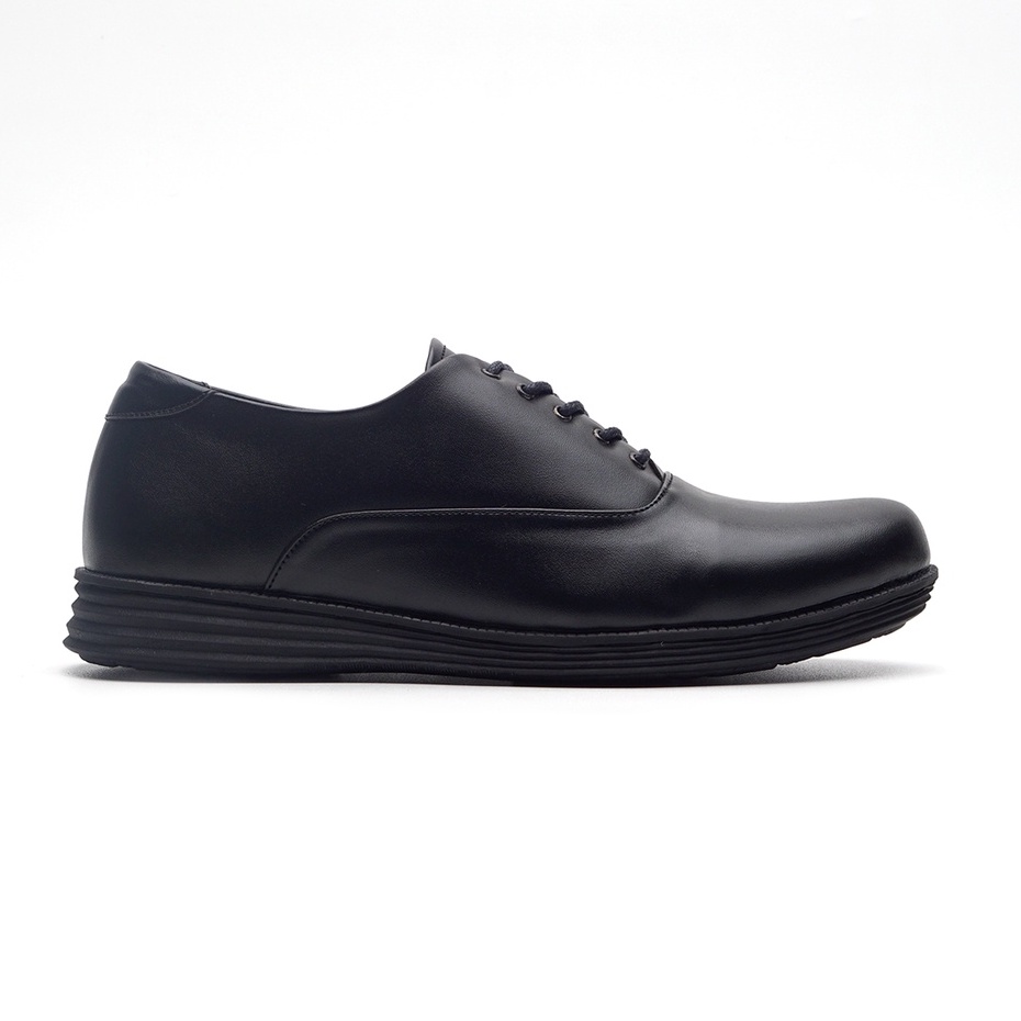 RAGAZZO BLACK |ManNeedMe x RAN| Sepatu Pantofel Pria Formal Oxford Shoes ORIGINAL SOL DIJAHIT