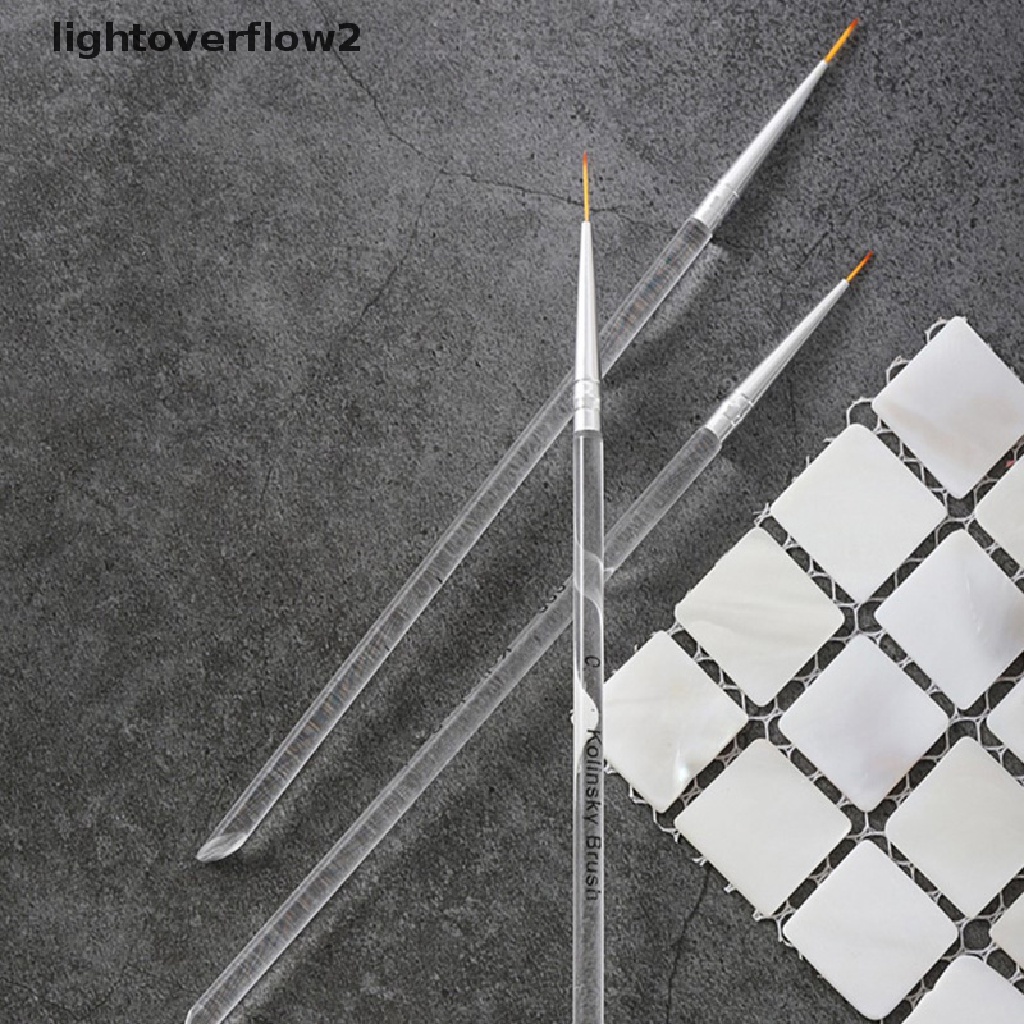 (lightoverflow2) 3pcs / Kantong Pensil Gambar Garis Untuk Nail Art / Manicure