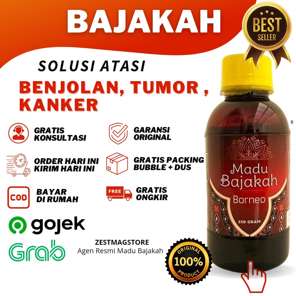 JAMINAN ASLI MADU BAJAKAH KALIMANTAN MEMBANTU MEREDAKAN BENJOLAN MIOM KISTA KANKER DARAH TINGGI STROKE