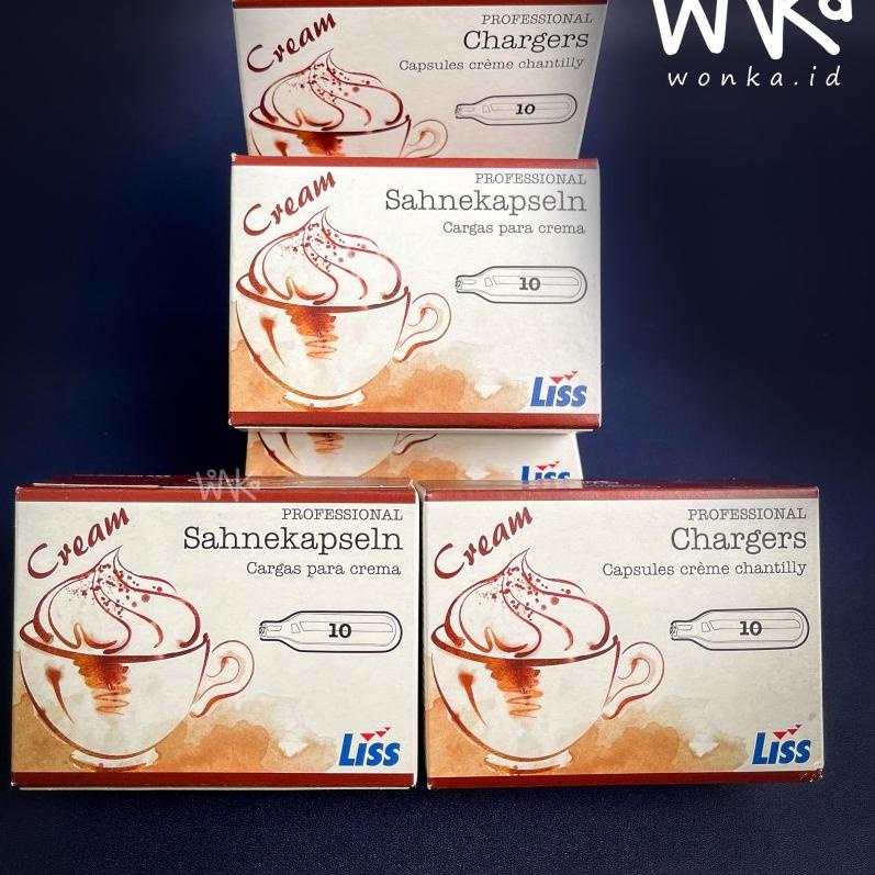 

BAYAR DITEMPAT✔️Liss Cream Whipper Charger Whip Cream Maker Refill N2O Isi 10|RA7