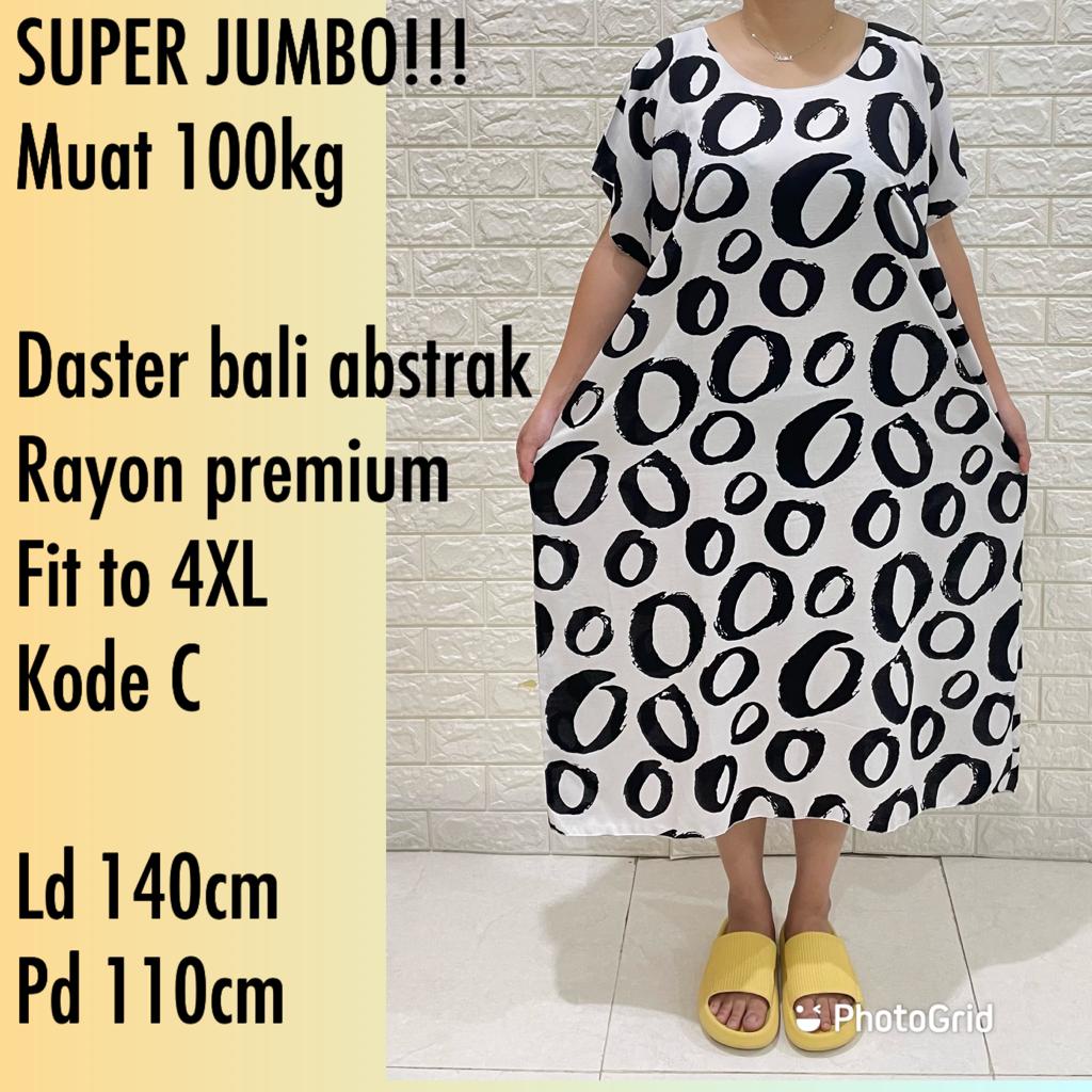 DRESS HAMIL|DASTER JUMBO BALI PREMIUM FIT TO XXXXL REAL PICT!!