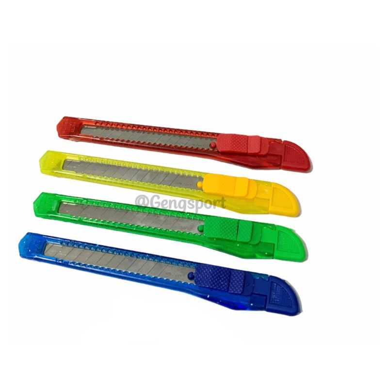 

Cutter/Pemotong Kertas/Pisau Cutter Plastik Kecil