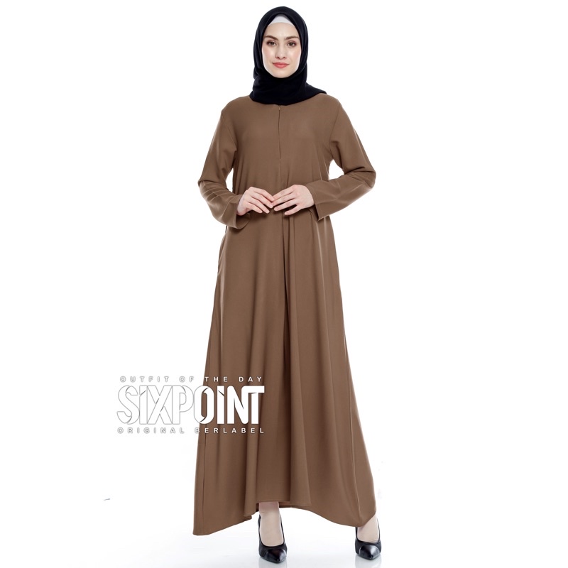 GAMIS ABAYA POLOS DRESS SHAKILA