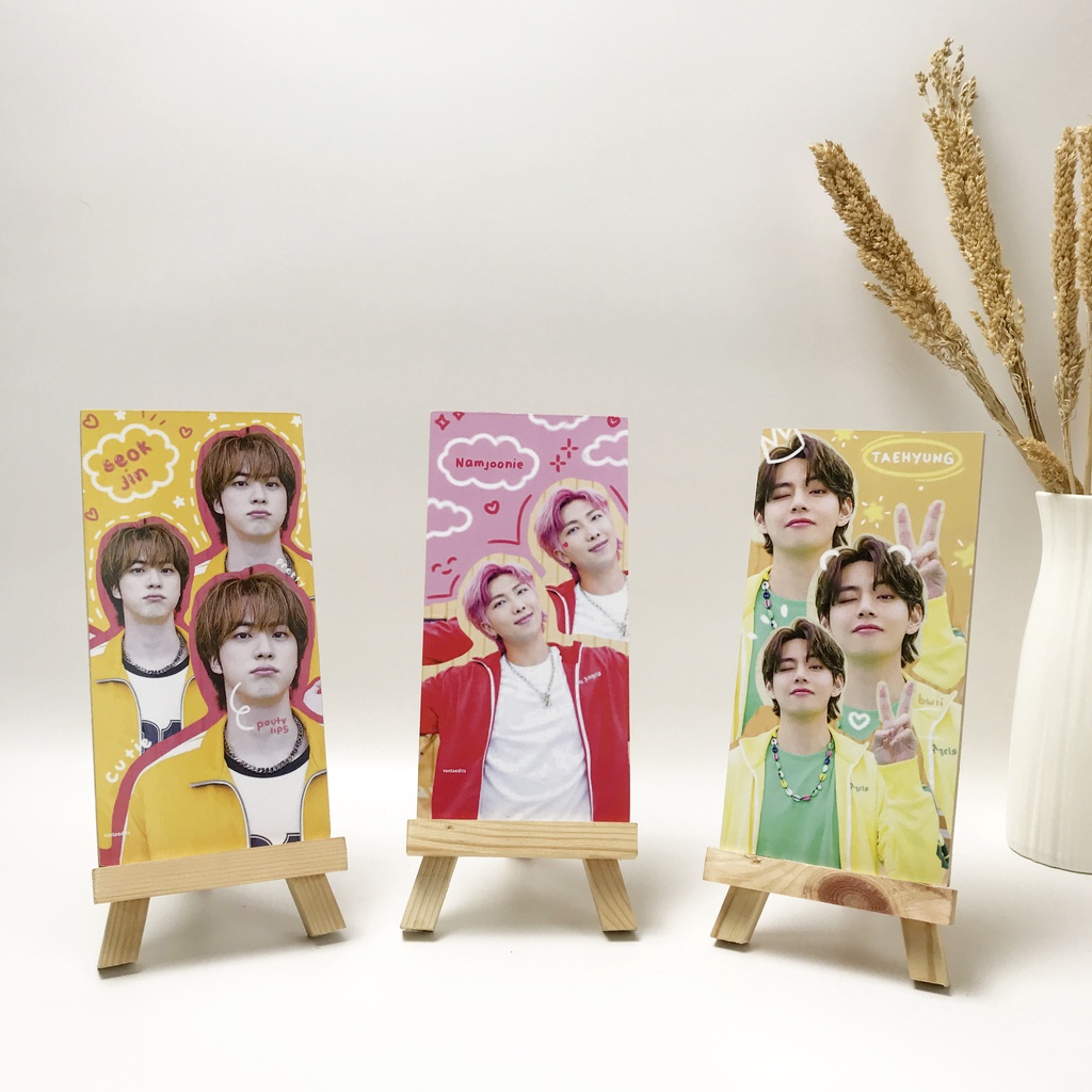 HIASAN DINDING BTS BUTTER 10x20CM COLOR DECOR WALL DECOR PAJANGAN POSTER DEKORASI DINDING KAMAR RUMAH