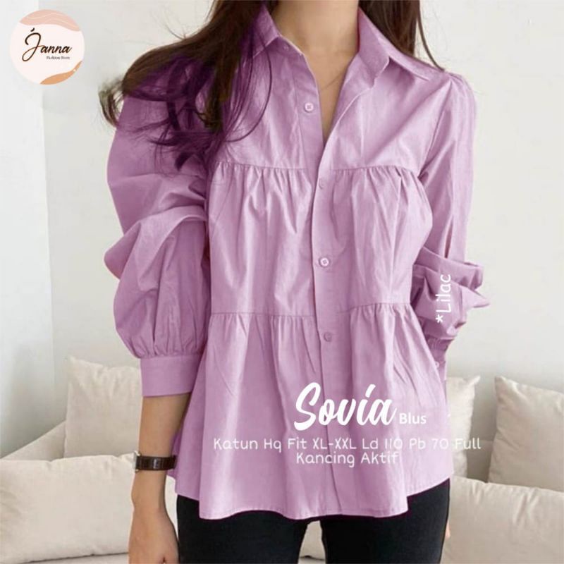 SOVIA BLOUSE WANITA TERBARU BY JANNA