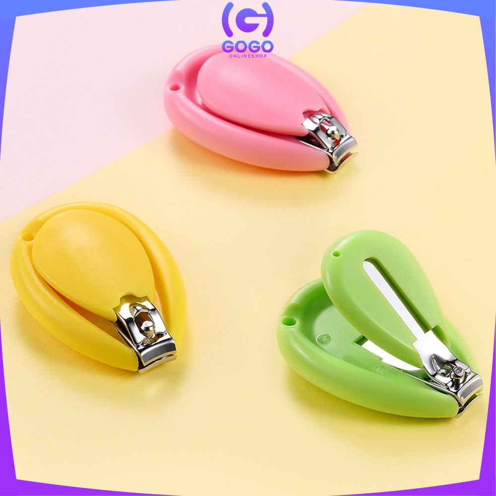 GOGO-C54 Gunting Kuku Bayi Aman Baby Nail Clipper Alat Potong / Jepit Kuku Mini Anak Anti Slip