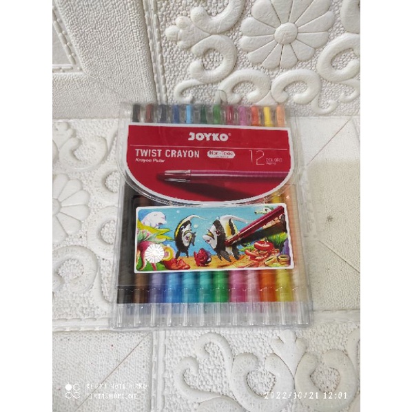 

Joyko Twist Crayon isi 12 / Crayon Putar