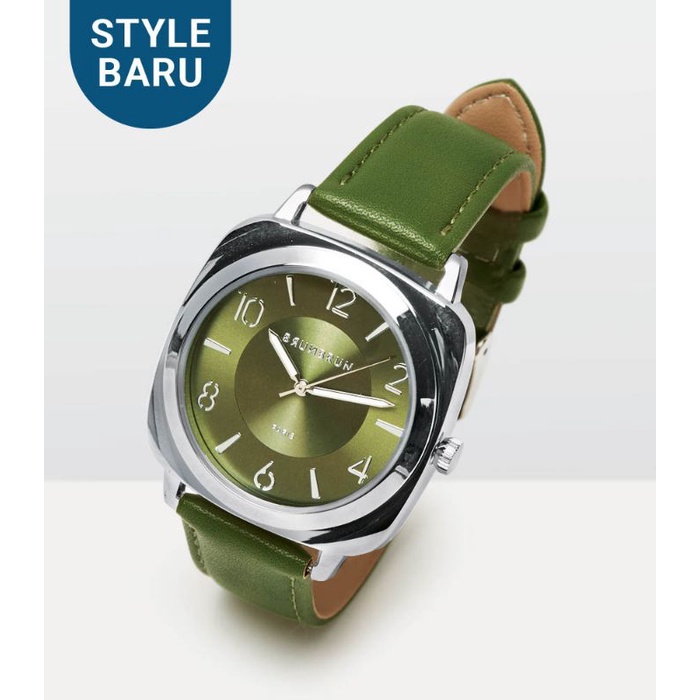 Jam Tangan Analog Wanita Bahan Kulit Arden Olive Original Sophie Martin Paris Promo Terbaru Fashion 