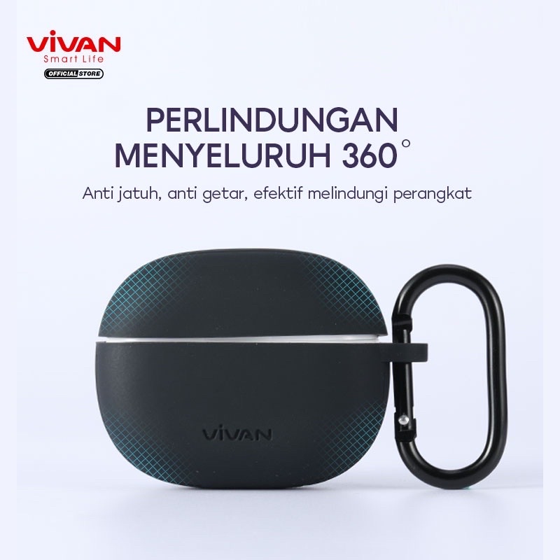 VIVAN CARRYING CASE Original TWS Headset Earphone Bluetooth T300NC