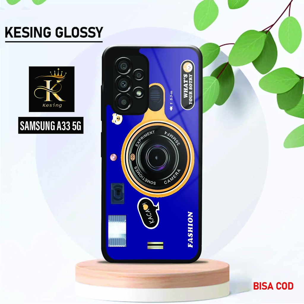 Case Samsung A33 5G - Hardcase Glossy Samsung ( KS30 ) - Softcase Samsung A33 5G - Fashion Case Sams