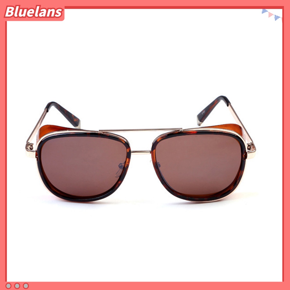 Bluelans Men Women Vintage Anti-UV Eye Protective Sunglasses Windproof Driving Eyewear
