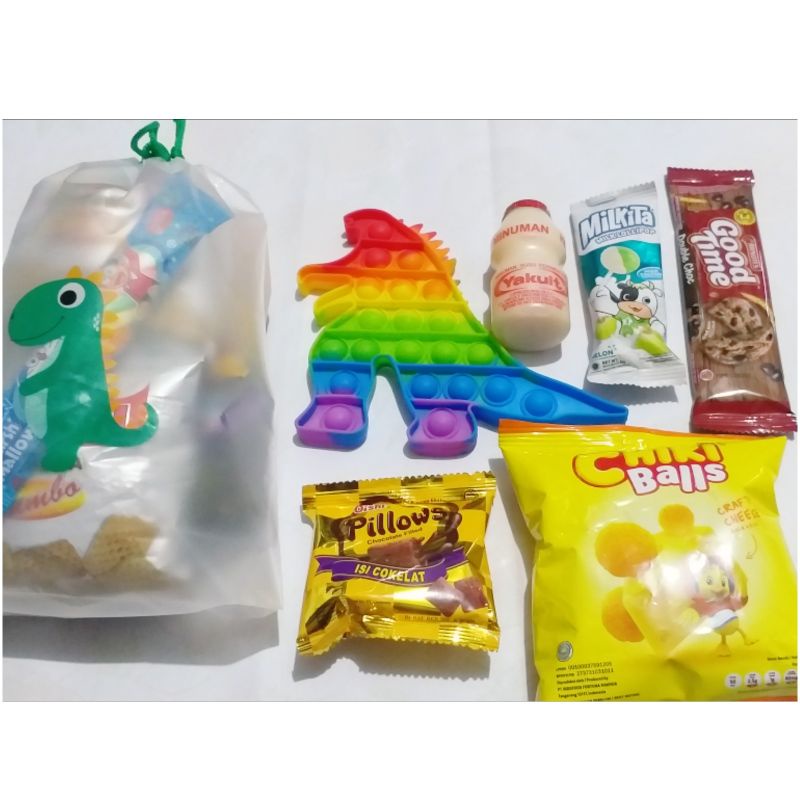 

PAKET SOUVENIR ULANG TAHUN POP IT GODIEBAG SNACK / PAKET LEBARAN / PAKET SANTUNAN / PAKET HEMAT