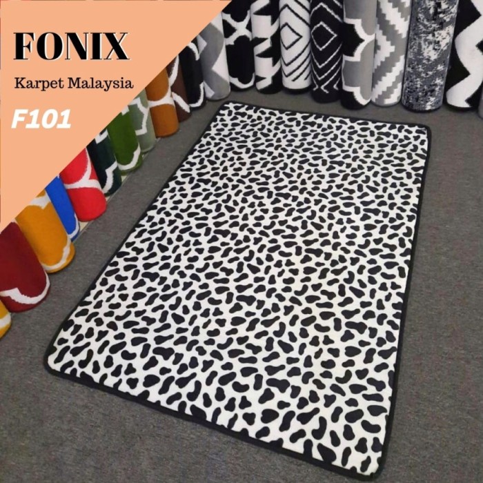 KARPET BULU [Martha Karpet] FONIX Karpet Bulu Malaysia Embos Motif 100x150 - F101 tebal jumbo premiu