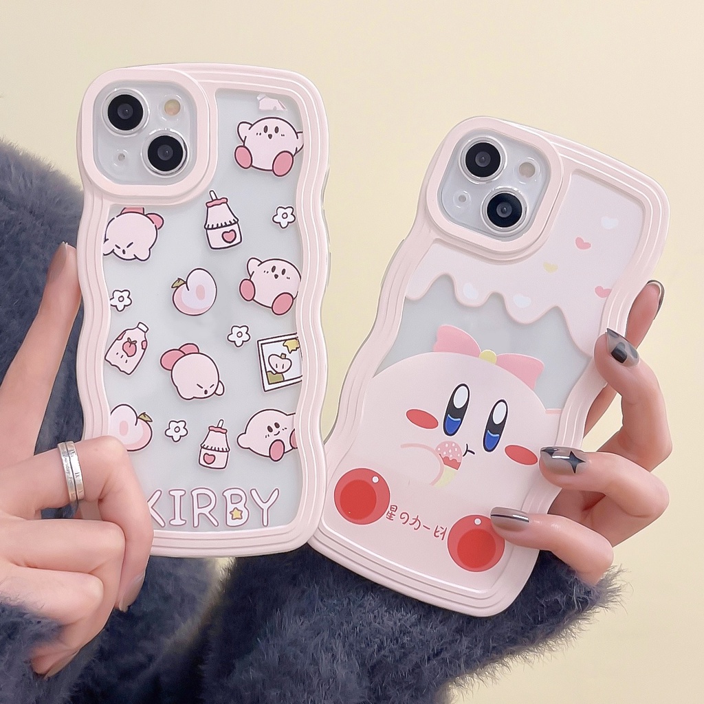 Soft Case TPU Motif Kartun Kirby Untuk Samsung A04E A04 A12 A32 A04s A03 A13 A50 A50S A03s A53 A51 A11 A31 A21s A22 A23 A33S A52 Apr