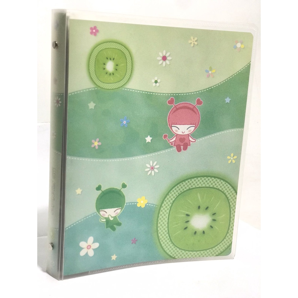 BINDER FILE RING PLASTIK - MOTIF ANAK JERUK NANAS / DEWASA CAMPUS / UKURAN B5