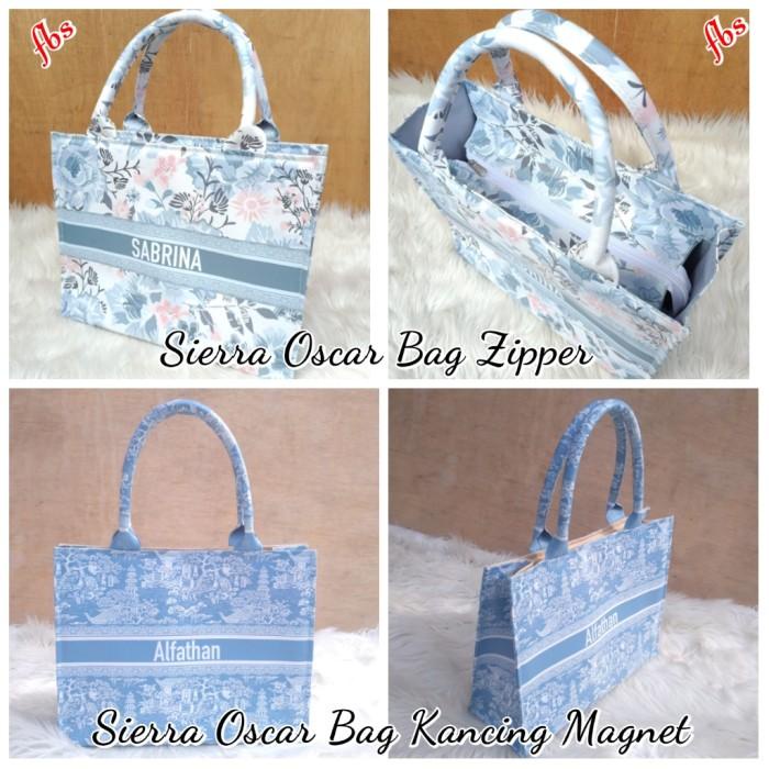 Totebag Sierra Oscar Bag Diamond Tote Bag Wanita Custom Nama