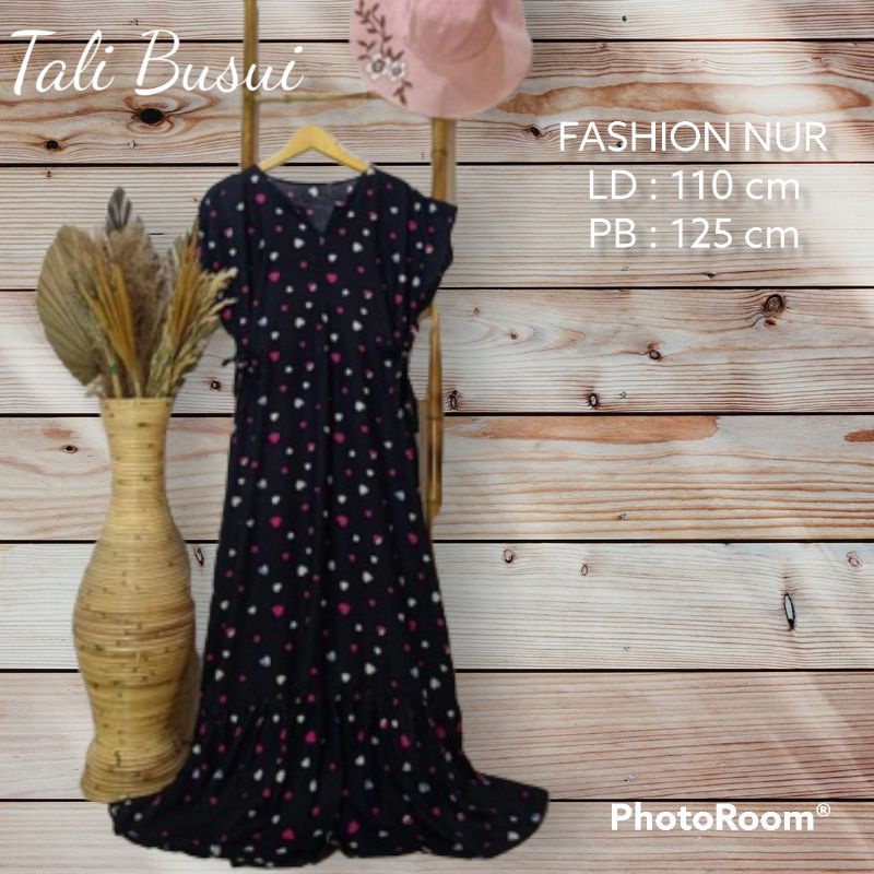 Baju DASTER TALI SAMPING PANJANG Busui Semata Kaki | Daster Panjang Busui Kekinian | Daster Tali Pin