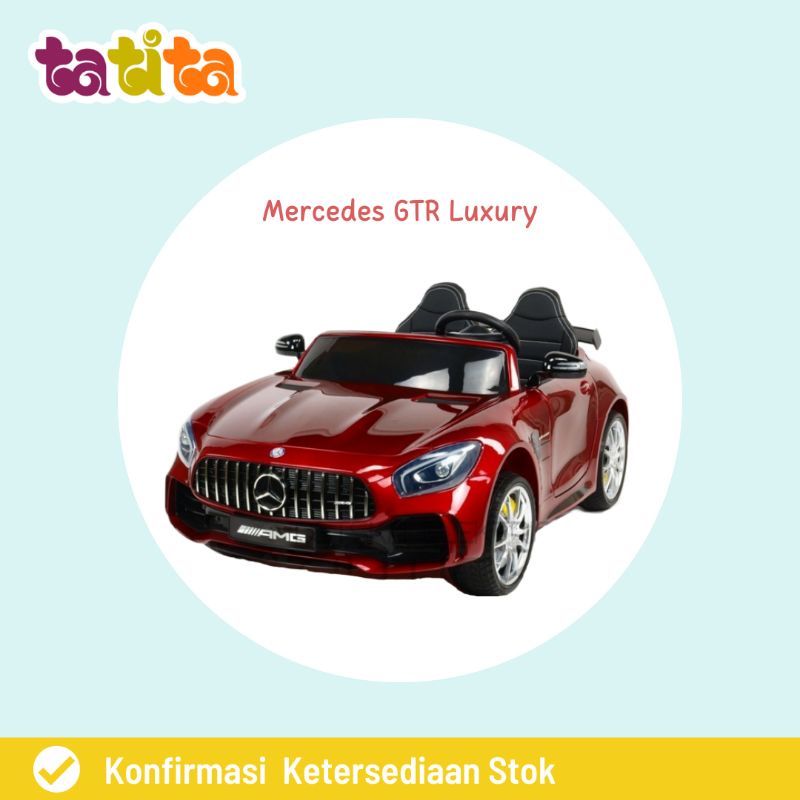 Sewa Mainan Anak Mobil Aki Pliko Mercedes Luxury GTR Murah