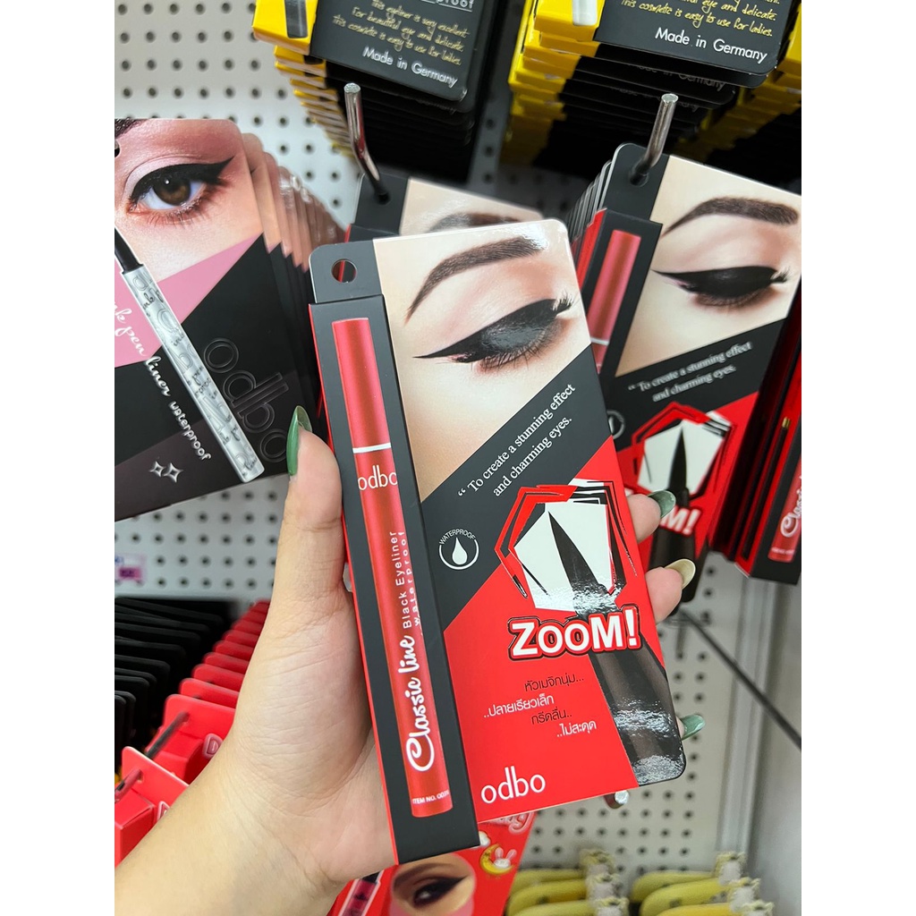 Odbo Zoom Classic Line Black Eyeliner Waterproof