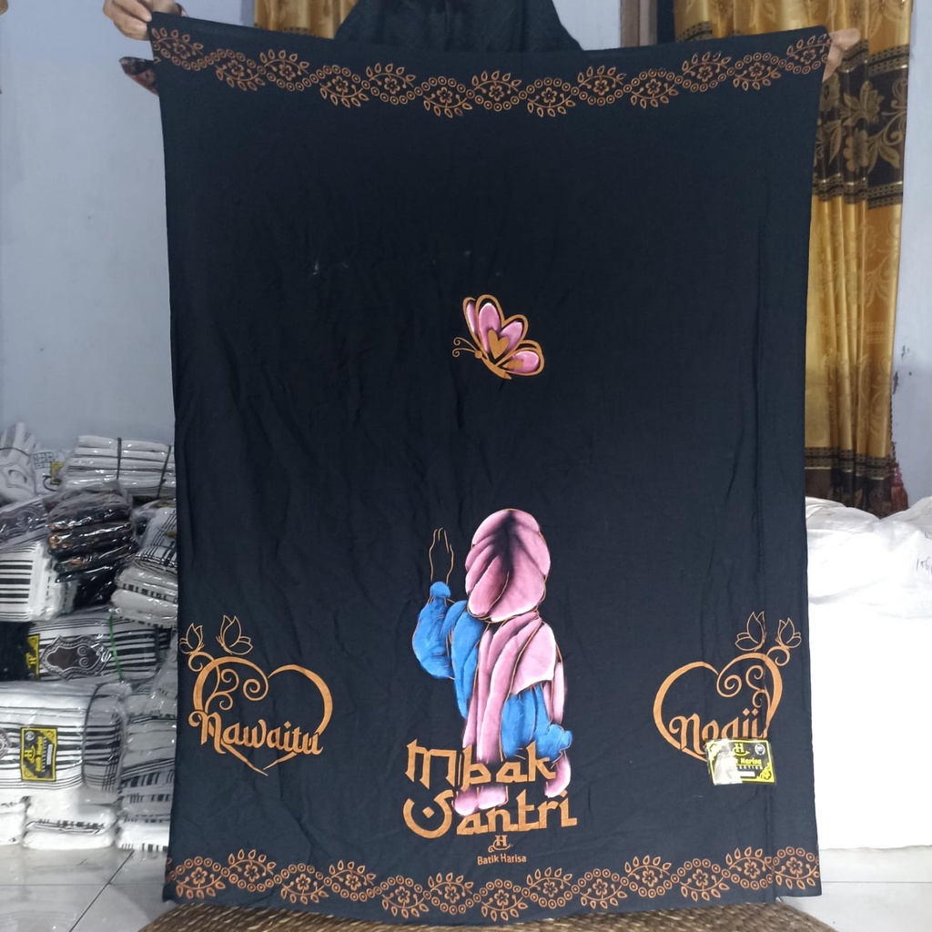 Sarung santri wanita lukis mbak santri sarun g lukis cewek sarung aqil