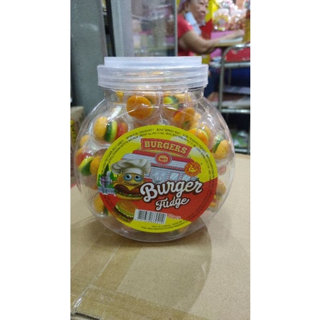 

Burger fudge jeli jelly candy 1 toples
