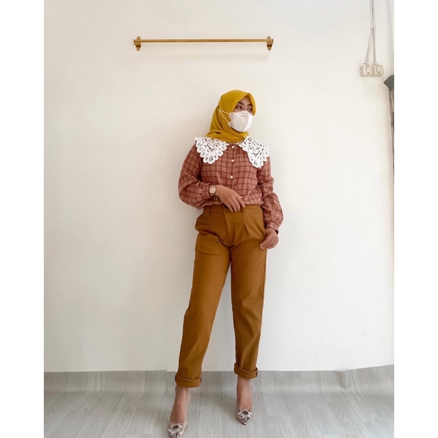 LOLIPOP PANTS | CELANA PANJANG WANITA HIGHWAISTED