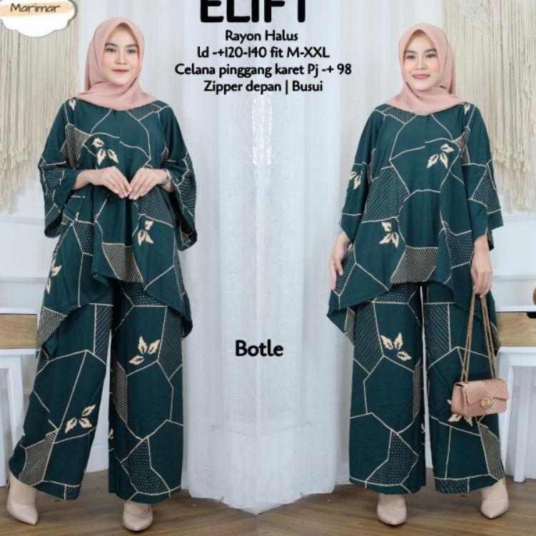 Sale Terbatas BEECOUTURE SETELAN WAKA WAKA ELIFT JUMBO ONE SET TIE DYE BIG SIZE LD 130 TERMURAH TERL