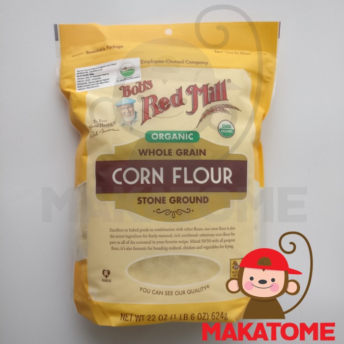 

Tepung Bob Red Mill Organic Corn Flour 22 Oz Tepung Jagung 624Gr Bob'S Bobs S