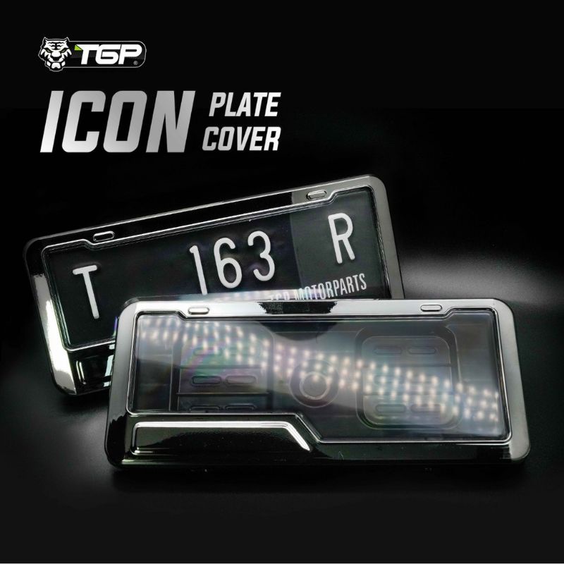 TGP Edge / Icon Cover Plat Nomor / Dudukan Tempat Nomor Polisi Motor